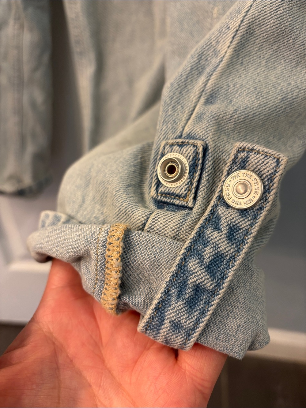 We The Free La Vida Pull On Jeans in Bleached, XL, NWT - Picture 9 of 13
